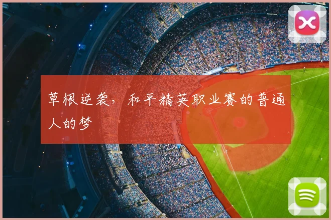 草根逆袭，和平精英职业赛的普通人的梦