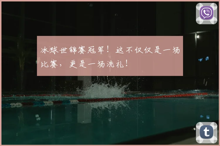 冰球世锦赛冠军！这不仅仅是一场比赛，更是一场洗礼！