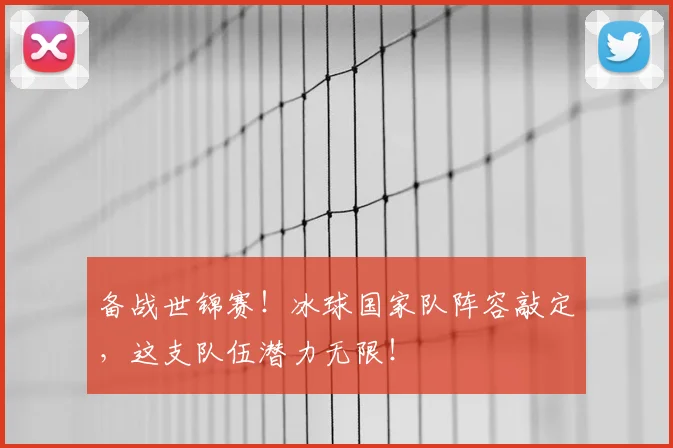 备战世锦赛！冰球国家队阵容敲定，这支队伍潜力无限！