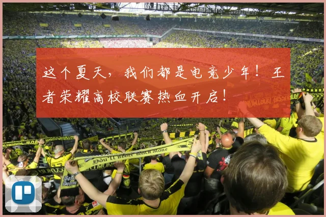 这个夏天，我们都是电竞少年！王者荣耀高校联赛热血开启！